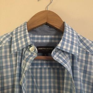Johnston & Murphy Medium checkered dress shirt